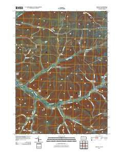 Oswayo Pennsylvania Historical topographic map, 1:24000 scale, 7.5 X 7.5 Minute, Year 2010