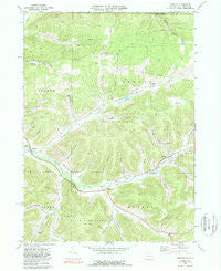 Oswayo Pennsylvania Historical topographic map, 1:24000 scale, 7.5 X 7.5 Minute, Year 1969