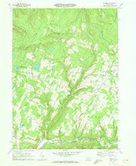 Overton Pennsylvania Historical topographic map, 1:24000 scale, 7.5 X 7.5 Minute, Year 1970