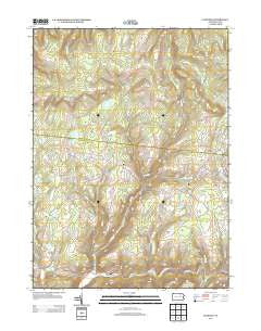 Overton Pennsylvania Historical topographic map, 1:24000 scale, 7.5 X 7.5 Minute, Year 2013