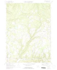 Overton Pennsylvania Historical topographic map, 1:24000 scale, 7.5 X 7.5 Minute, Year 1970