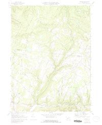 Overton Pennsylvania Historical topographic map, 1:24000 scale, 7.5 X 7.5 Minute, Year 1970