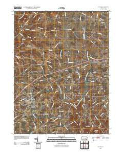 Oxford Pennsylvania Historical topographic map, 1:24000 scale, 7.5 X 7.5 Minute, Year 2010