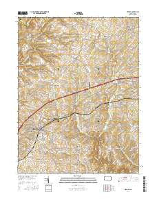 Oxford Pennsylvania Current topographic map, 1:24000 scale, 7.5 X 7.5 Minute, Year 2016