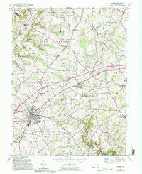 Oxford Pennsylvania Historical topographic map, 1:24000 scale, 7.5 X 7.5 Minute, Year 1992