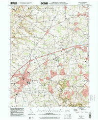 Oxford Pennsylvania Historical topographic map, 1:24000 scale, 7.5 X 7.5 Minute, Year 1999