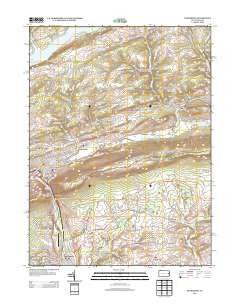 Palmerton Pennsylvania Historical topographic map, 1:24000 scale, 7.5 X 7.5 Minute, Year 2013
