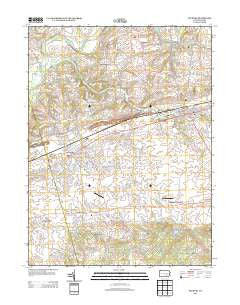 Palmyra Pennsylvania Historical topographic map, 1:24000 scale, 7.5 X 7.5 Minute, Year 2013