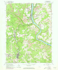 Parker Pennsylvania Historical topographic map, 1:24000 scale, 7.5 X 7.5 Minute, Year 1963