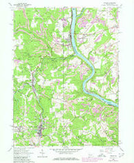 Parker Pennsylvania Historical topographic map, 1:24000 scale, 7.5 X 7.5 Minute, Year 1963