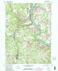 Parker Pennsylvania Historical topographic map, 1:24000 scale, 7.5 X 7.5 Minute, Year 1963