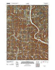 Parker Pennsylvania Historical topographic map, 1:24000 scale, 7.5 X 7.5 Minute, Year 2010