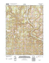 Parker Pennsylvania Historical topographic map, 1:24000 scale, 7.5 X 7.5 Minute, Year 2013