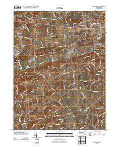 Parkesburg Pennsylvania Historical topographic map, 1:24000 scale, 7.5 X 7.5 Minute, Year 2010