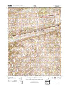 Parkesburg Pennsylvania Historical topographic map, 1:24000 scale, 7.5 X 7.5 Minute, Year 2013