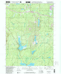 Pecks Pond Pennsylvania Historical topographic map, 1:24000 scale, 7.5 X 7.5 Minute, Year 1997