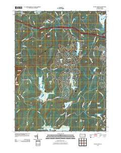 Pecks Pond Pennsylvania Historical topographic map, 1:24000 scale, 7.5 X 7.5 Minute, Year 2010