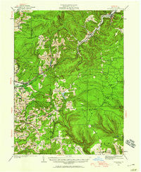 Penfield Pennsylvania Historical topographic map, 1:62500 scale, 15 X 15 Minute, Year 1929