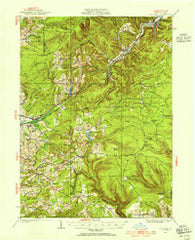 Penfield Pennsylvania Historical topographic map, 1:62500 scale, 15 X 15 Minute, Year 1929
