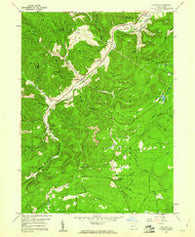 Penfield Pennsylvania Historical topographic map, 1:24000 scale, 7.5 X 7.5 Minute, Year 1959