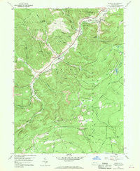 Penfield Pennsylvania Historical topographic map, 1:24000 scale, 7.5 X 7.5 Minute, Year 1959