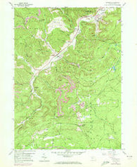 Penfield Pennsylvania Historical topographic map, 1:24000 scale, 7.5 X 7.5 Minute, Year 1959