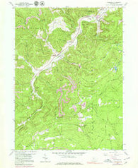 Penfield Pennsylvania Historical topographic map, 1:24000 scale, 7.5 X 7.5 Minute, Year 1959