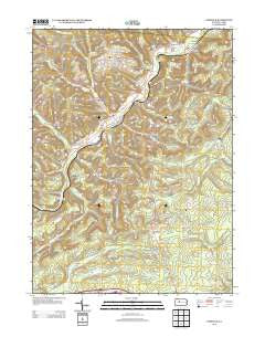 Penfield Pennsylvania Historical topographic map, 1:24000 scale, 7.5 X 7.5 Minute, Year 2013