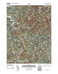 Perkiomenville Pennsylvania Historical topographic map, 1:24000 scale, 7.5 X 7.5 Minute, Year 2010