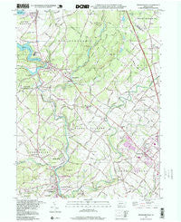Perkiomenville Pennsylvania Historical topographic map, 1:24000 scale, 7.5 X 7.5 Minute, Year 1997