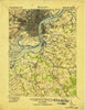 Philadelphia Pennsylvania Historical topographic map, 1:62500 scale, 15 X 15 Minute, Year 1920