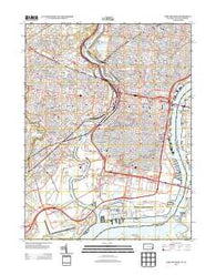 Philadelphia Pennsylvania Historical topographic map, 1:24000 scale, 7.5 X 7.5 Minute, Year 2013