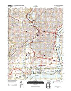 Philadelphia Pennsylvania Historical topographic map, 1:24000 scale, 7.5 X 7.5 Minute, Year 2013
