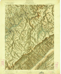 Philipsburg Pennsylvania Historical topographic map, 1:62500 scale, 15 X 15 Minute, Year 1922