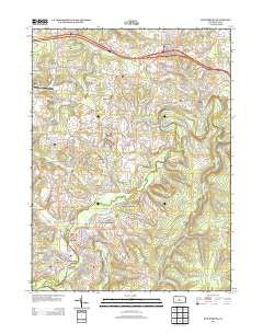 Philipsburg Pennsylvania Historical topographic map, 1:24000 scale, 7.5 X 7.5 Minute, Year 2013