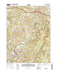 Philipsburg Pennsylvania Current topographic map, 1:24000 scale, 7.5 X 7.5 Minute, Year 2016