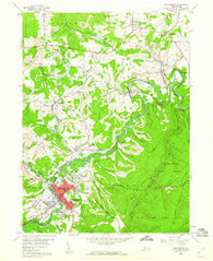 Philipsburg Pennsylvania Historical topographic map, 1:24000 scale, 7.5 X 7.5 Minute, Year 1959