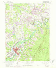 Philipsburg Pennsylvania Historical topographic map, 1:24000 scale, 7.5 X 7.5 Minute, Year 1959