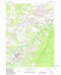 Philipsburg Pennsylvania Historical topographic map, 1:24000 scale, 7.5 X 7.5 Minute, Year 1959
