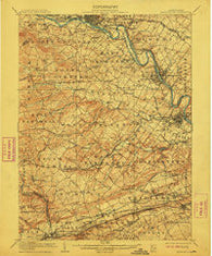Phoenixville Pennsylvania Historical topographic map, 1:62500 scale, 15 X 15 Minute, Year 1906