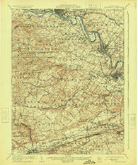 Phoenixville Pennsylvania Historical topographic map, 1:62500 scale, 15 X 15 Minute, Year 1906
