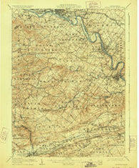 Phoenixville Pennsylvania Historical topographic map, 1:62500 scale, 15 X 15 Minute, Year 1906
