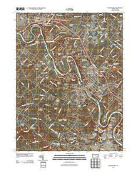Phoenixville Pennsylvania Historical topographic map, 1:24000 scale, 7.5 X 7.5 Minute, Year 2010