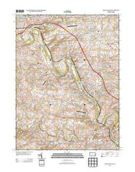 Phoenixville Pennsylvania Historical topographic map, 1:24000 scale, 7.5 X 7.5 Minute, Year 2013
