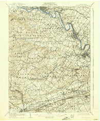 Phoenixville Pennsylvania Historical topographic map, 1:62500 scale, 15 X 15 Minute, Year 1906
