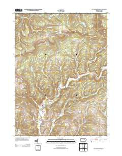 Picture Rocks Pennsylvania Historical topographic map, 1:24000 scale, 7.5 X 7.5 Minute, Year 2013