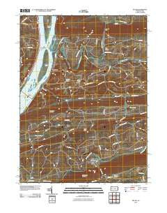 Pillow Pennsylvania Historical topographic map, 1:24000 scale, 7.5 X 7.5 Minute, Year 2010