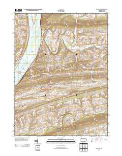 Pillow Pennsylvania Historical topographic map, 1:24000 scale, 7.5 X 7.5 Minute, Year 2013