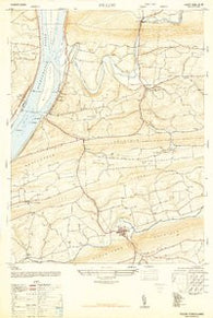Pillow Pennsylvania Historical topographic map, 1:24000 scale, 7.5 X 7.5 Minute, Year 1947