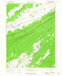 Pine Grove Mills Pennsylvania Historical topographic map, 1:24000 scale, 7.5 X 7.5 Minute, Year 1963